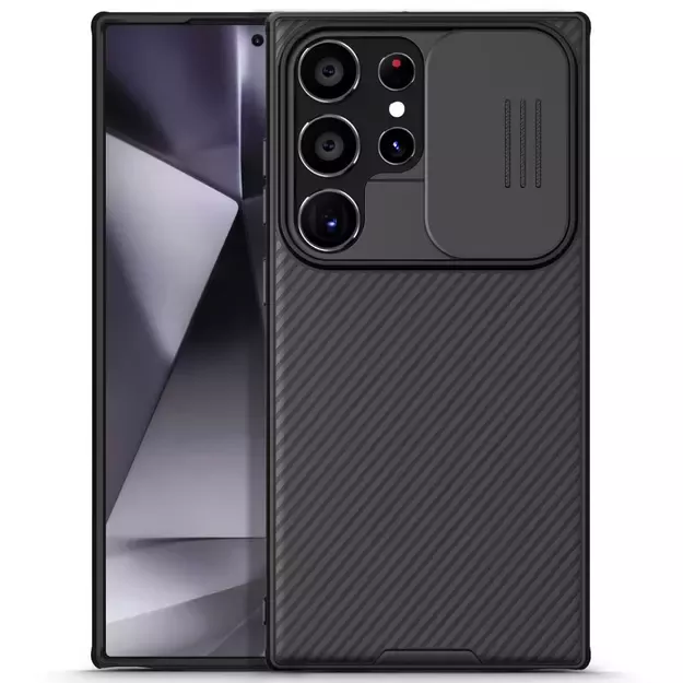 Nillkin CamShield Pro Armored Case with Camera Protector for Samsung Galaxy S24 Ultra - Black