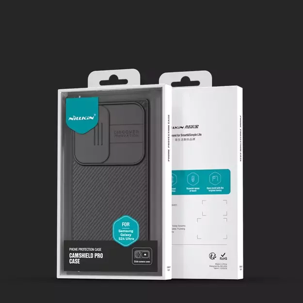 Nillkin CamShield Pro Armored Case with Camera Protector for Samsung Galaxy S24 Ultra - Black 8