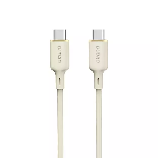 Dudao L7SCC USB-C - USB-C cable 100W 1m - beige