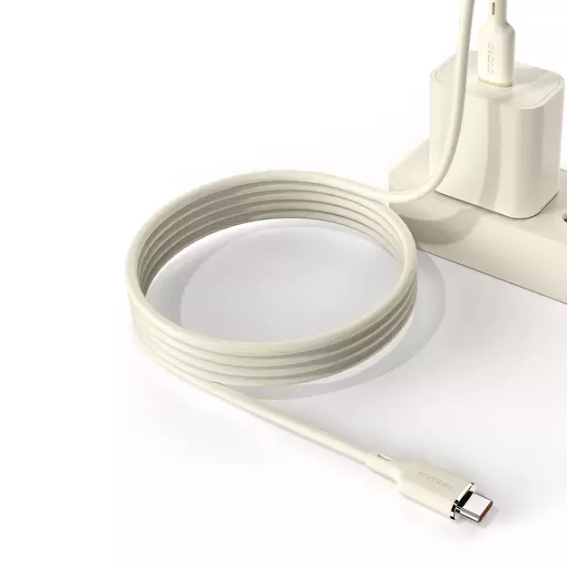 Dudao L7SCC USB-C - USB-C cable 100W 1m - beige 1
