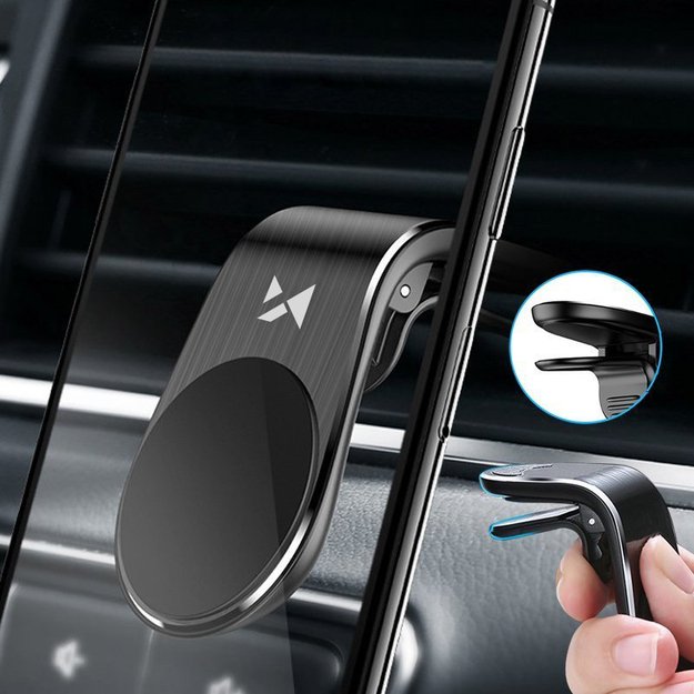 Wozinsky magnetic phone holder on the ventilation grille black (WCH-02) 10