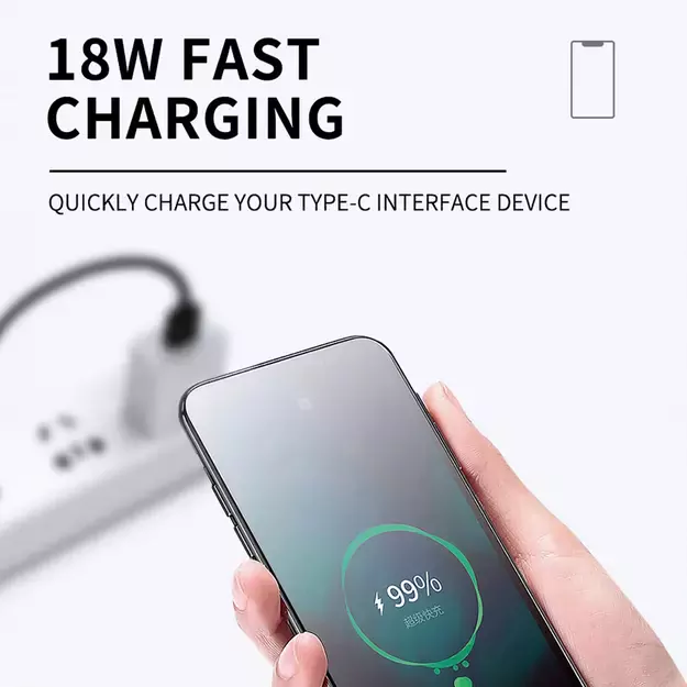Wozinsky WNBAA 4in1 cable 2x USB-C 1x USB-A 1x Lightning 60W 1 m - black 8