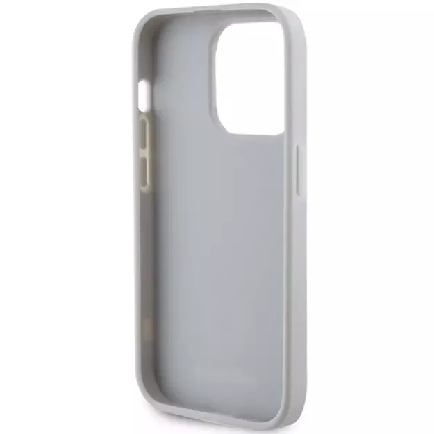 Guess Strass Metal Logo case for iPhone 15 Pro - silver 6