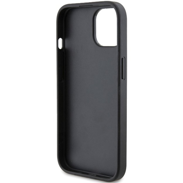 Karl Lagerfeld Quilted K Pattern case for iPhone 15 - black 13