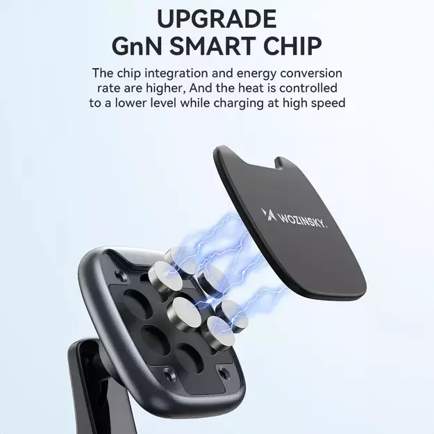 Wozinsky WUMTD magnetic phone holder for car dashboard - black 5