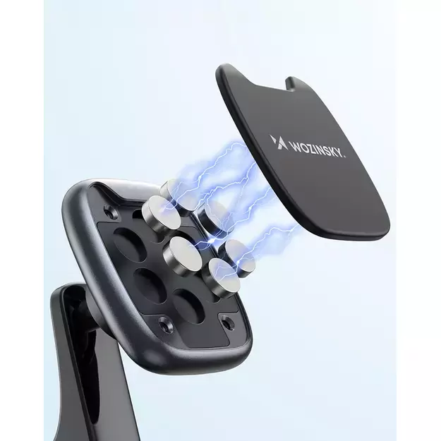 Wozinsky WUMTD magnetic phone holder for car dashboard - black 9