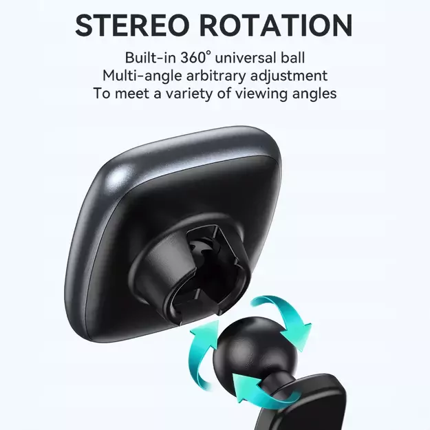 Wozinsky WUMTD magnetic phone holder for car dashboard - black 7