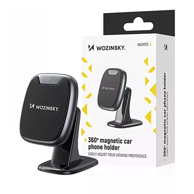 Wozinsky WUMTD magnetic phone holder for car dashboard - black 2