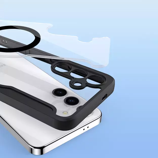 Dux Ducis Skin X Pro case for Samsung S24+ with magnetic ring and flap - black 21