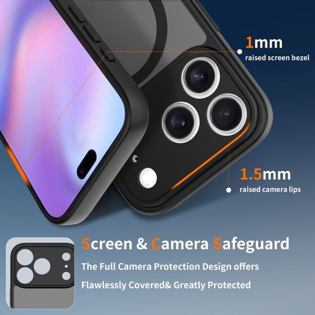Tech-Protect BasicMag MagSafe Case for iPhone 17 Pro - Matte Black 1