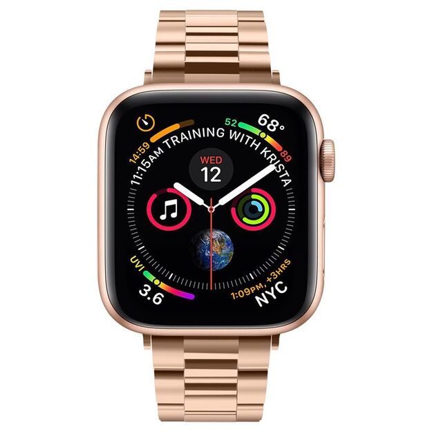 Spigen Modern Fit Band for Apple Watch 4/5/6/7/8/SE (38/40/41 mm) - Rose Gold 28