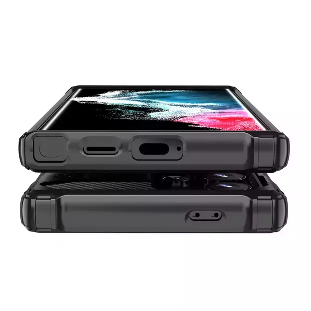Hybrid Armor case for Samsung Galaxy S24 Ultra armored - black 8