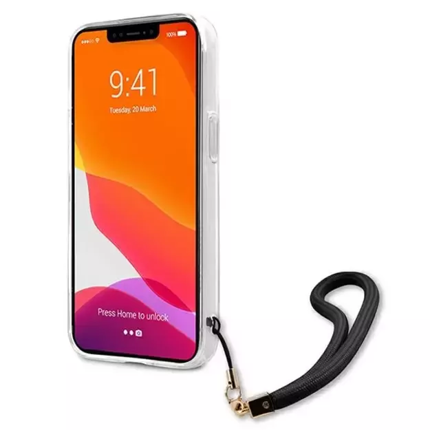 Guess GUHCP13LKCABBK iPhone 13 Pro / 13 6.1&quot  black/black hardcase Camo Strap Collection 4
