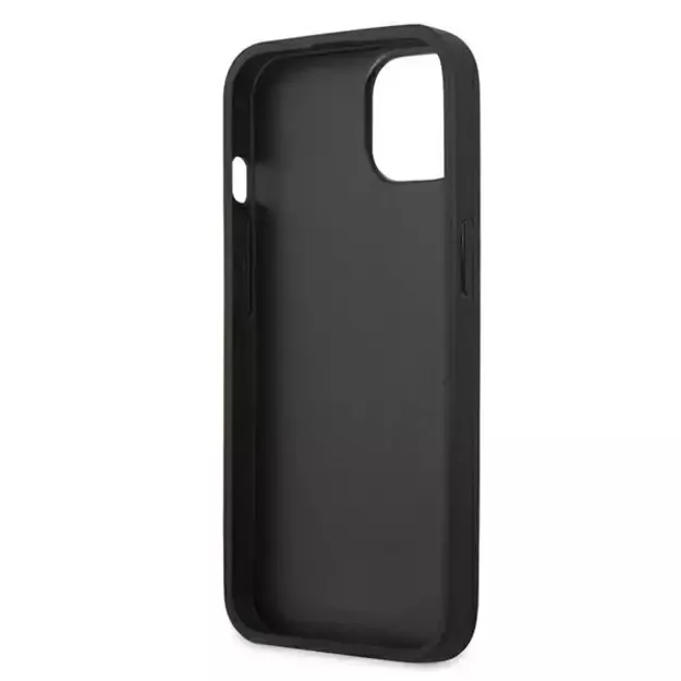 Karl Lagerfeld KLHCP13SOKPK iPhone 13 mini 5,4  czarny/black hardcase Saffiano Ikonik Karl`s Patch 7