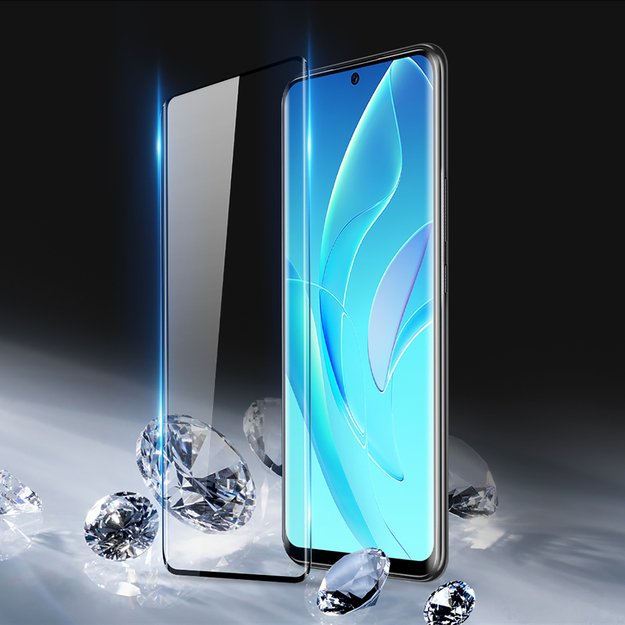 Dux Ducis Curved Glass Tempered glass for Honor 60 Pro with a black frame 8