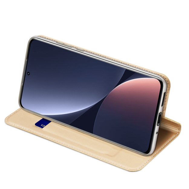 Dux Ducis Skin Pro Holster Cover Flip Cover for Xiaomi 12 Pro gold 24