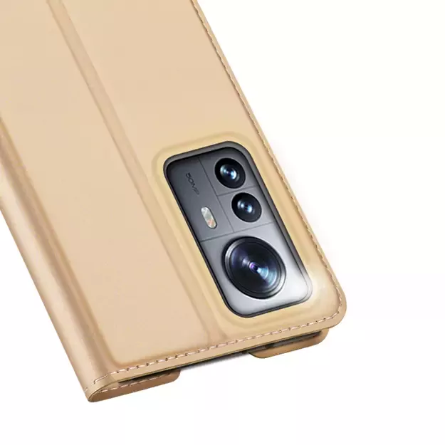 Dux Ducis Skin Pro Holster Cover Flip Cover for Xiaomi 12 Pro gold 2