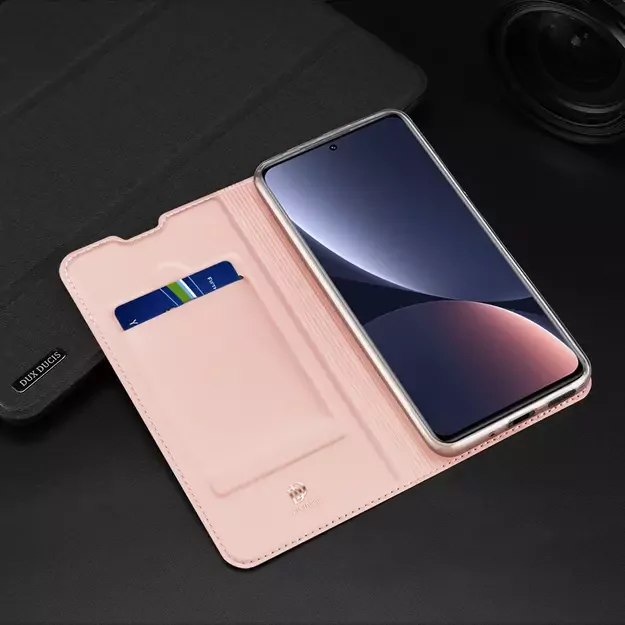 Dux Ducis Skin Pro Holster Cover Flip Cover for Xiaomi 12 Pro gold 19