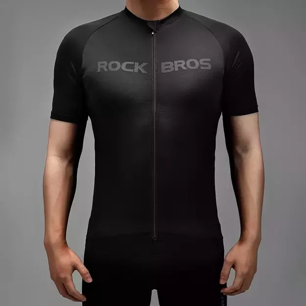 Rockbros 15120002005 short sleeve XXL cycling jersey - black 9