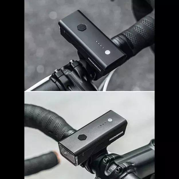 Rockbros 24510003001 front bicycle light 260 lm + USB-C - USB-A cable - black 15