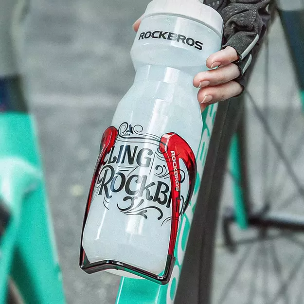 Rockbros FK338 Bike Bottle Holder - Black and Red 6