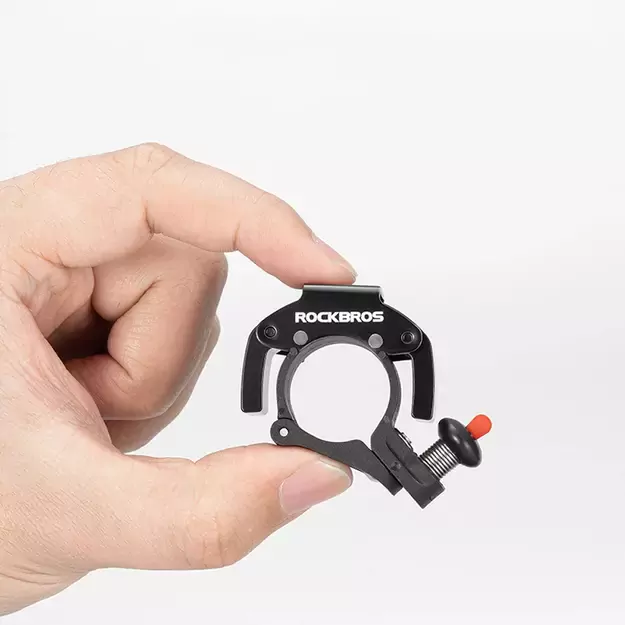 Rockbros bicycle bell 34210006001 shape C - black 3