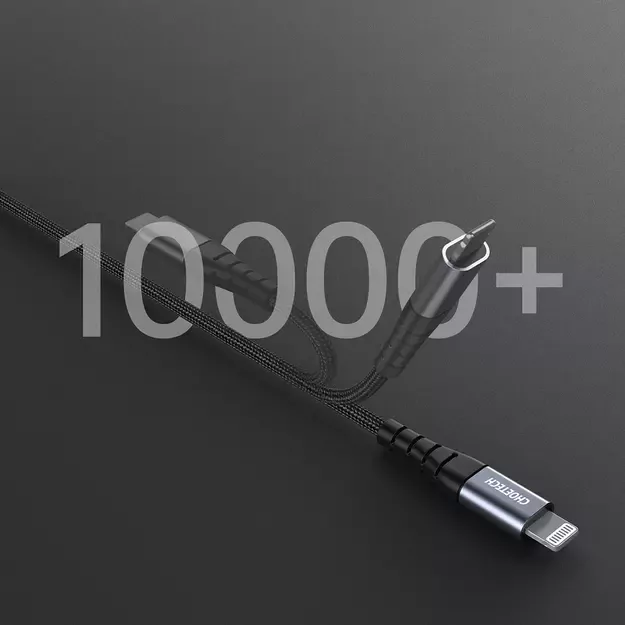 Choetech IP0041 USB-C / Lightning MFi 480Mb/s 3A 2 m cable - black 11