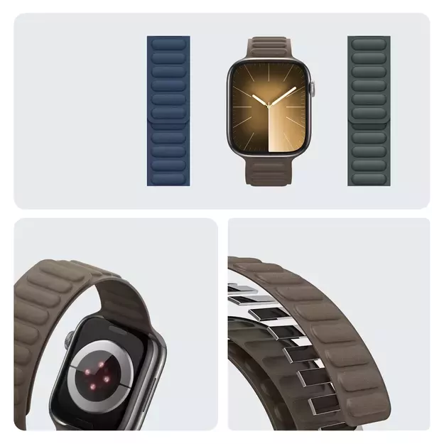 Dux Ducis Strap BL Magnetic Strap for Apple Watch 38 / 40 / 41 mm - Dark Gray 6