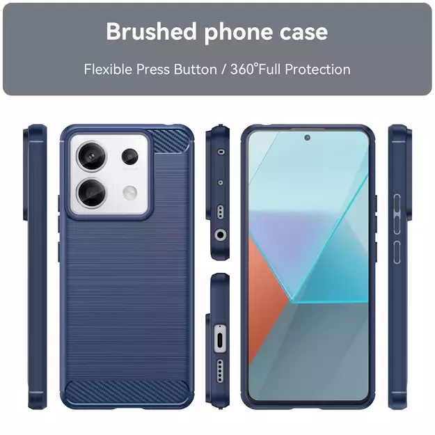 Carbon Case for Xiaomi Redmi Note 13 Pro - blue 8