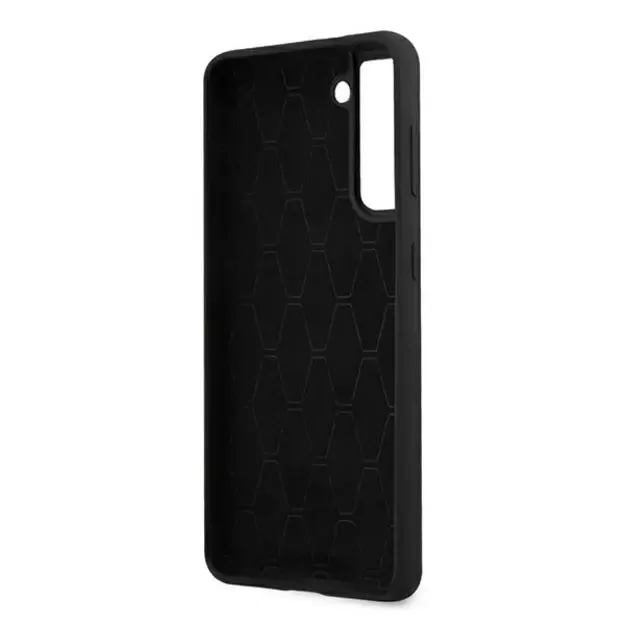 Etui BMW BMHCS21MSIVTBK S21+ G996 czarny/black Silicone Stripes M Collection 6