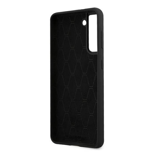 Etui BMW BMHCS21MSIVTBK S21+ G996 czarny/black Silicone Stripes M Collection 13