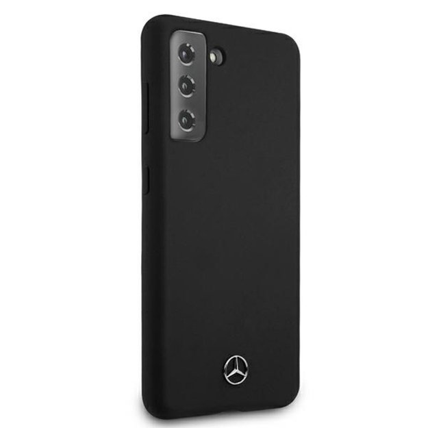 Mercedes MEHCS21MSILBK S21+ G996 czarny/black hardcase Silicone Line 3