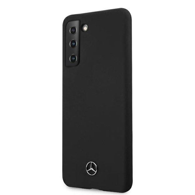 Mercedes MEHCS21MSILBK S21+ G996 czarny/black hardcase Silicone Line 1