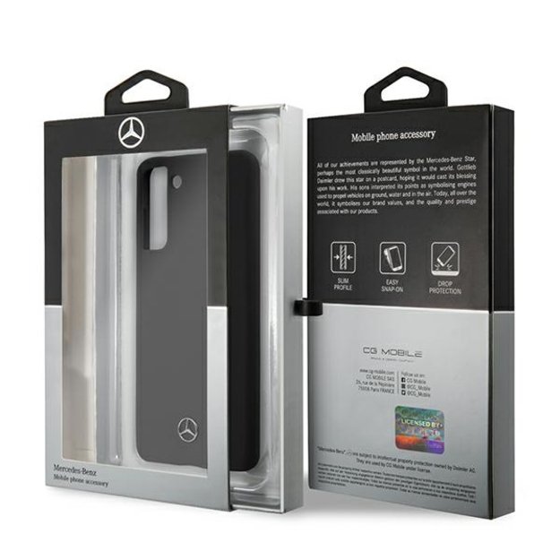 Mercedes MEHCS21MSILBK S21+ G996 czarny/black hardcase Silicone Line 7