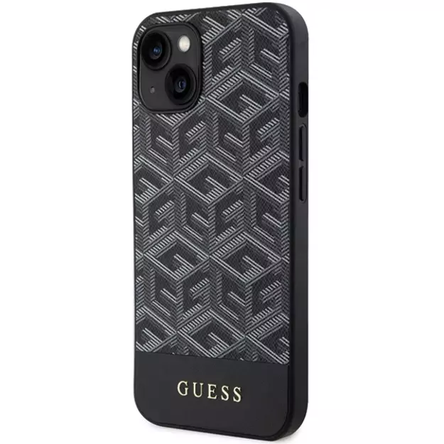 Guess GCube Stripes MagSafe case for iPhone 15 / 14 / 13 - black 8