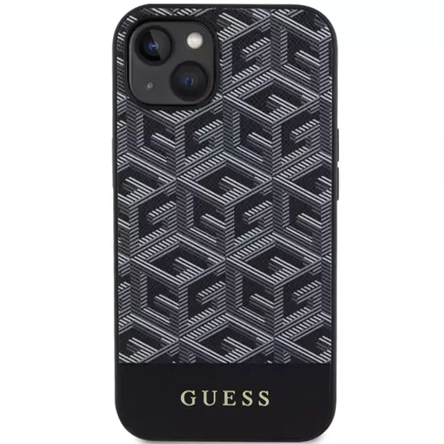 Guess GCube Stripes MagSafe case for iPhone 15 / 14 / 13 - black 9