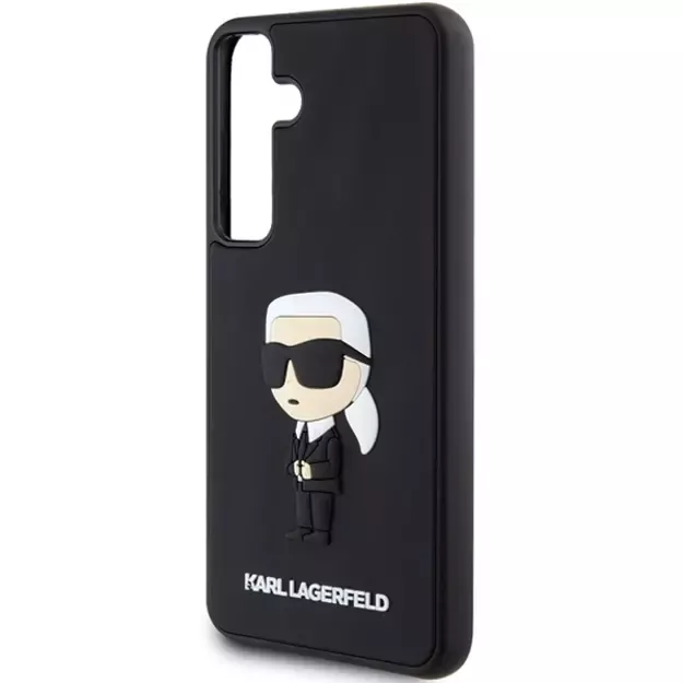 Karl Lagerfeld 3D Rubber Ikonik case for Samsung Galaxy S24 - black 5