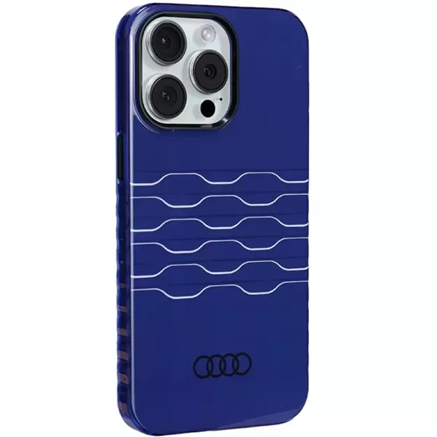 Audi IML MagSafe case for iPhone 15 Pro Max - blue 5