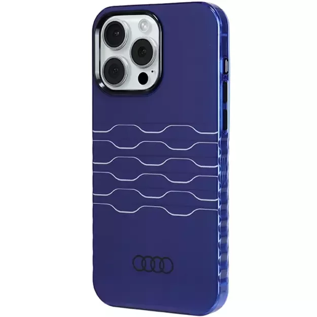 Audi IML MagSafe case for iPhone 15 Pro Max - blue 1