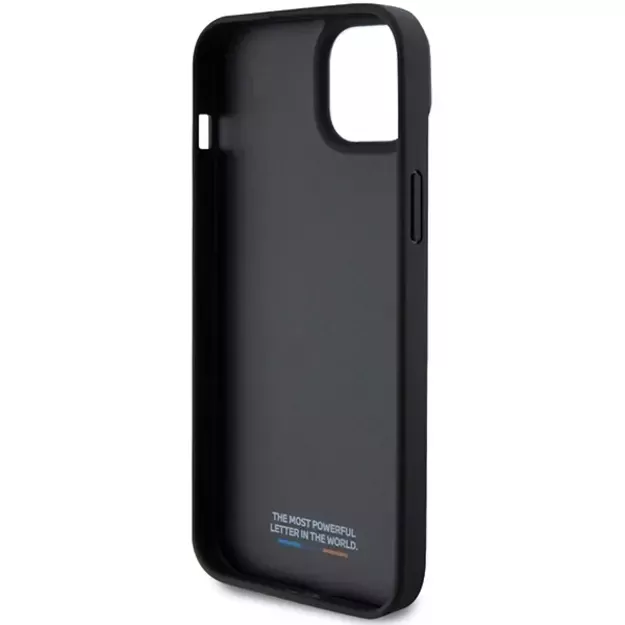 BMW Perforated Tricolor Line case for iPhone 15 Plus / 14 Plus - black 6