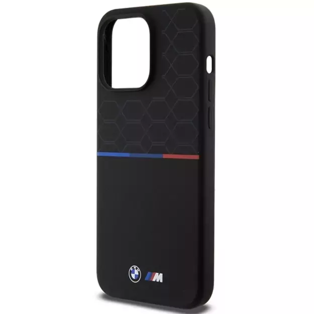 BMW M Silicone Pattern MagSafe case for iPhone 15 Pro Max - black 5