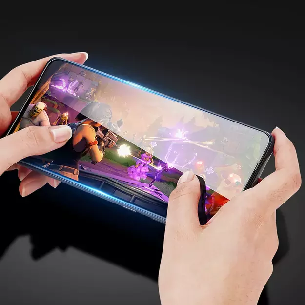 Dux Ducis 9D Tempered Glass full screen 9H tempered glass with frame for Samsung Galaxy A73 black (case friendly) 11