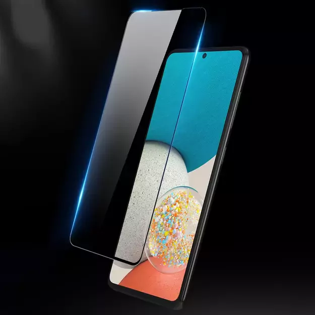 Dux Ducis 9D Tempered Glass full screen 9H tempered glass with frame for Samsung Galaxy A73 black (case friendly) 16
