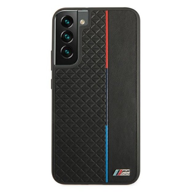 Etui BMW BMHCS22MTRTBK S22+ S906 czarny/black hardcase M Collection Triangles 9
