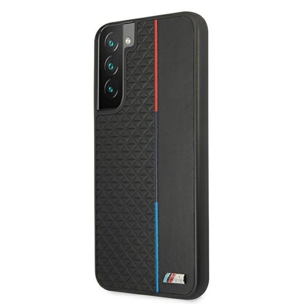 Etui BMW BMHCS22MTRTBK S22+ S906 czarny/black hardcase M Collection Triangles 8