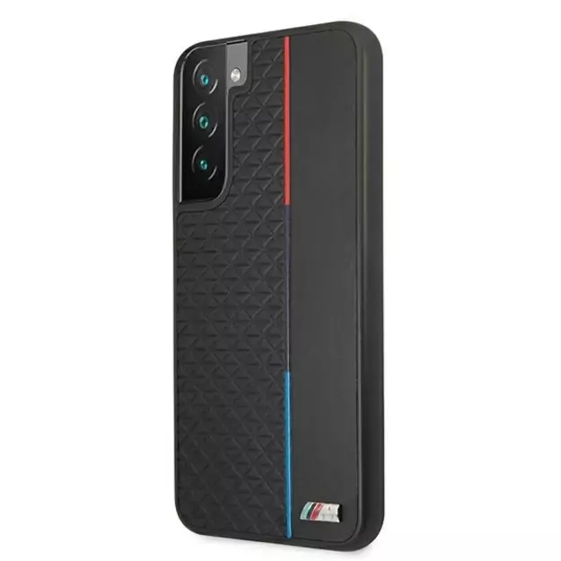 Etui BMW BMHCS22MTRTBK S22+ S906 czarny/black hardcase M Collection Triangles 1