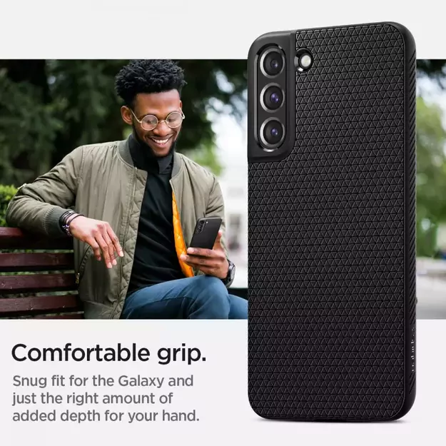 Spigen Liquid Air Case for Samsung Galaxy S22 - Matte Black 19