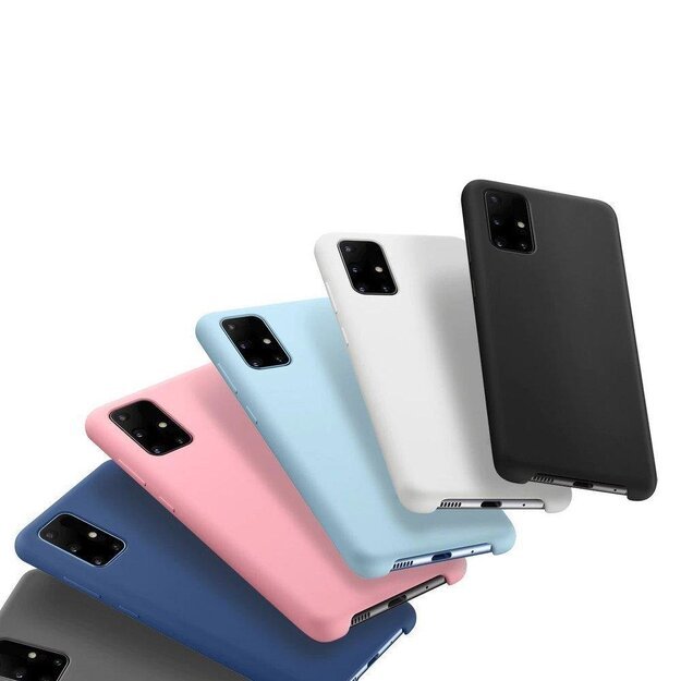 Silicone Case Soft Flexible Rubber Cover for Samsung Galaxy A72 4G dark blue 9