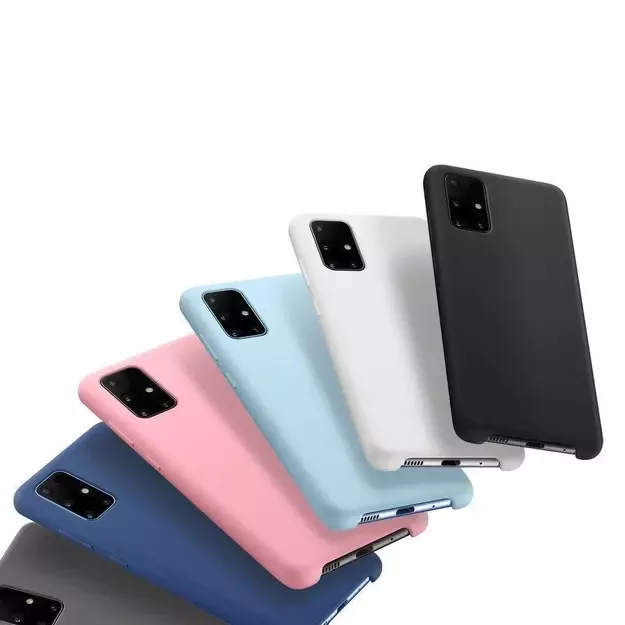 Silicone Case Soft Flexible Rubber Cover for Samsung Galaxy A72 4G dark blue 4