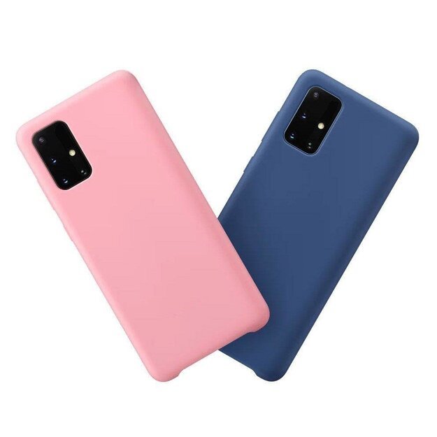 Silicone Case Soft Flexible Rubber Cover for Samsung Galaxy A72 4G dark blue 8